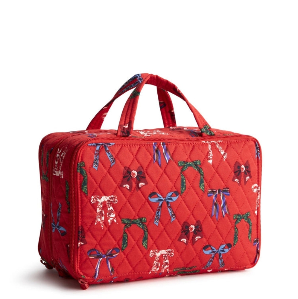 Vera Bradley Ultimate Travel Case Cotton Bow Mosaic Red SOLD OUT